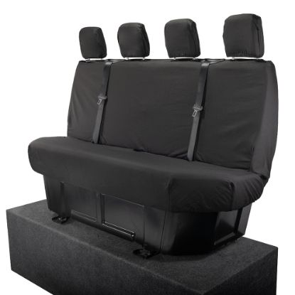Picture of UK Custom Covers Vauxhall Movano Seat Covers Cotton-Backed PU (2010-2022) - Rear | SC416B