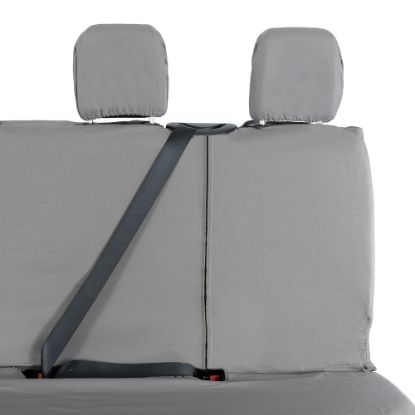 Picture of UK Custom Covers Vauxhall Movano Seat Covers Cotton-Backed PU (2010-2022) - Rear - Grey | SC416G