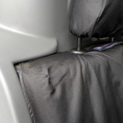 Picture of UK Custom Covers Vauxhall Vivaro Seat Covers Cotton-Backed PU (2019 Onwards) - Rear | SC422B