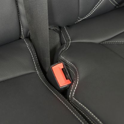 Picture of UK Custom Covers Vauxhall Vivaro Seat Covers Leatherette (2014-2019) Front Single/Double Split Passenger Base WITH Folding Middle Seat - Double Diamond Bentley Stitch | SC639B
