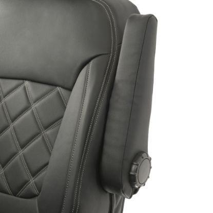 Picture of UK Custom Covers Vauxhall Vivaro Seat Covers Leatherette (2014-2019) Front Single/Double Split Passenger Base NO Folding Middle Seat - Double Diamond Bentley Stitch | SC664B
