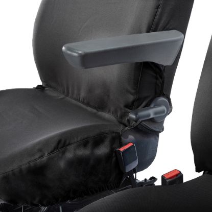 Picture of UK Custom Covers Vauxhall Movano Seat Covers Cotton-Backed PU (2010-2022) - Front No Folding Middle Seat & No Split Passenger Base | SC668B