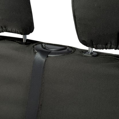 Picture of UK Custom Covers Vauxhall Movano Seat Covers Cotton-Backed PU (2010-2022) - Front & Rear With Folding Middle Seat & Split Passenger Base | SC669B-416B