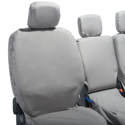 Picture of UK Custom Covers Toyota Proace City Front Seat Covers Cotton-Backed PU (2019 Onwards) - Grey | SC403G