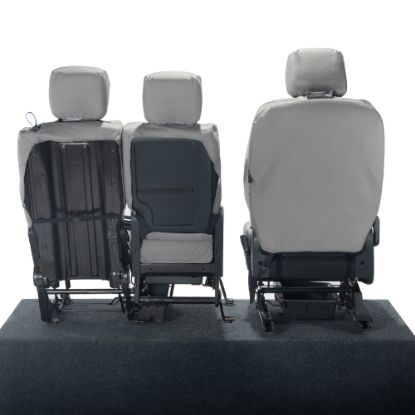 Picture of UK Custom Covers Toyota Proace City Front Seat Covers Cotton-Backed PU (2019 Onwards) - Grey | SC403G