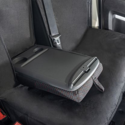 Picture of UK Custom Covers Vauxhall Movano Seat Covers Cotton-Backed PU (2022 Onwards) - Front With Pull Down Tray & No Split Passenger Seat | SC817B