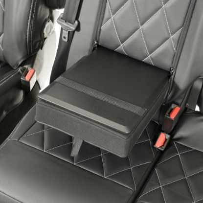 Picture of UK Custom Covers Vauxhall Vivaro Seat Covers Leatherette (2019 Onwards) Front Single/Double Split Passenger Base WITH Pull Down Tray - Single Diamond Bentley | SC952B