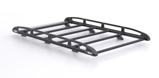 Rhino KammRack Black Roof Rack 2.6m long x 1.25m wide for Volkswagen ID Buzz 2022-Onwards | L2 | H1 | Tailgate