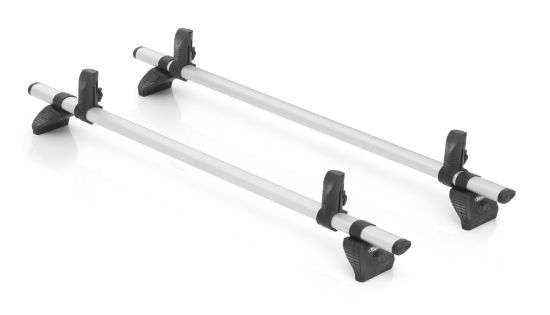 Picture of Rhino 2 Aluminium KammBar Pro Roof Bars with Roller Bundle for Volkswagen T6 Transporter 2015-2024 | L1 | H1 | Twin Rear Doors | T52PR#BR29