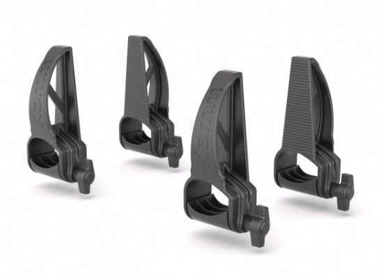 Picture of Rhino 4 KammBar Fleet Steel Roof Bars with Roller Bundle for Volkswagen T6 Transporter 2015-2024 | L1 | H1 | Twin Rear Doors | T54FL#BR29