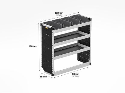 Picture of Van Guard Silver Trade Van Racking Package - Nearside for Farizon SV 2025-Onwards | L1 | H1, H2 | TVR-S-018-NS