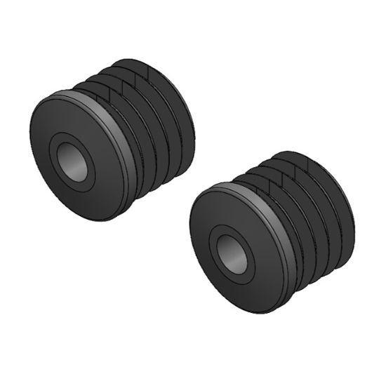Van Guard Roller End Bungs 1.5" - Pack of 2