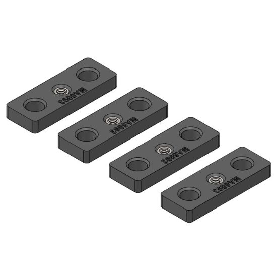 Van Guard Roof Bar Rail Plates - Pack of 4