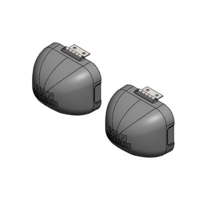 Van Guard VG400 Pipe Carrier Replacement End Cap with Keys - Set of 2