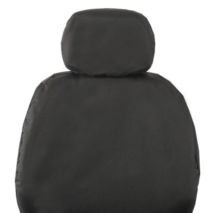 Picture of UK Custom Covers Citroen Berlingo Cotton-Backed Front Seat Covers (2008-2018) Black - 3 Seats | SC105B