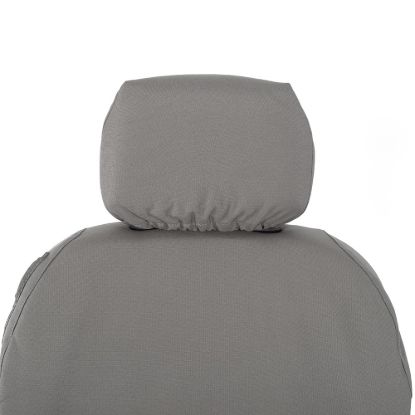 Picture of UK Custom Covers Citroen Berlingo Cotton-Backed Front Seat Covers (2008-2018) Grey - 3 Seats | SC105G