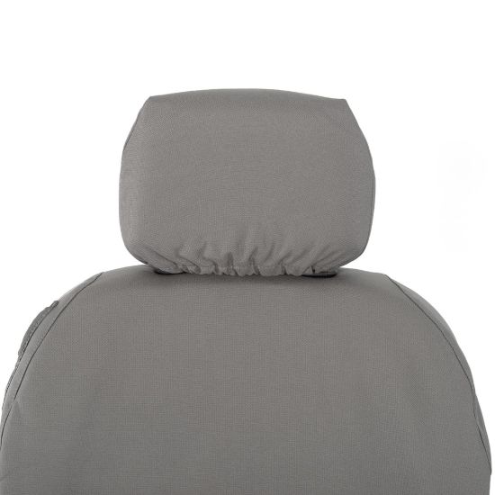 Picture of UK Custom Covers Citroen Berlingo Cotton-Backed Front Seat Covers (2008-2018) Grey - 3 Seats | SC105G