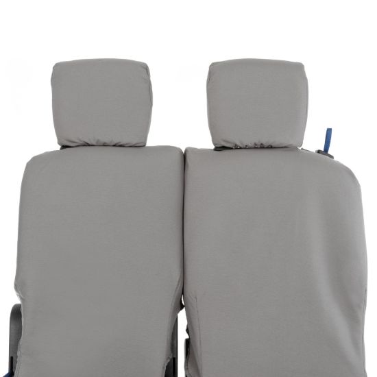 Picture of UK Custom Covers Citroen Berlingo Cotton-Backed Front Seat Covers (2008-2018) Grey - 3 Seats | SC105G