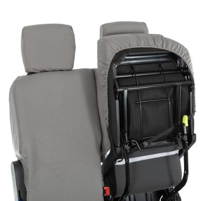 Picture of UK Custom Covers Citroen Berlingo Cotton-Backed Front Seat Covers (2008-2018) Grey - 3 Seats | SC105G