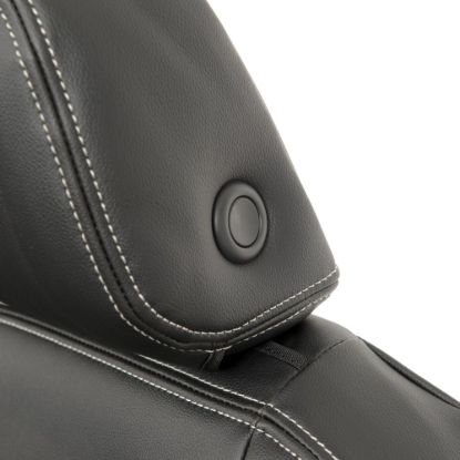 Picture of UK Custom Covers VW Caddy Cargo Double Diamond Bentley Stitch Leatherette Front Seat Covers (2021 Onwards) - With Armrests | SC1155B