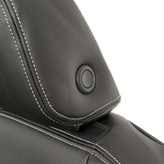 Picture of UK Custom Covers VW Caddy Maxi Life (Inc. Kombi) Double Diamond Bentley Stitch Leatherette Front Seat Covers (2021 Onwards) - No Armrests | SC1155B