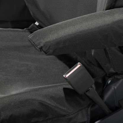 Picture of UK Custom Covers Ford Transit Custom Seat Covers Cotton-Backed PU (2023+) - Driver Only / Black | SC1264B