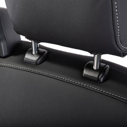 Picture of UK Custom Covers Ford Transit Custom Seat Covers Tailored Leatherette (2023+) - Double Bentley Stitch | SC1273B