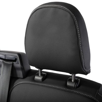 Picture of UK Custom Covers Ford Transit Custom Seat Covers Tailored Leatherette (2023+) - Single Bentley Stitch | SC1274B