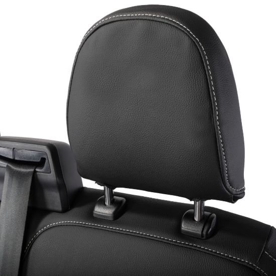 Picture of UK Custom Covers Ford Transit Custom Seat Covers Tailored Leatherette (2023+) - Single Bentley Stitch | SC1274B