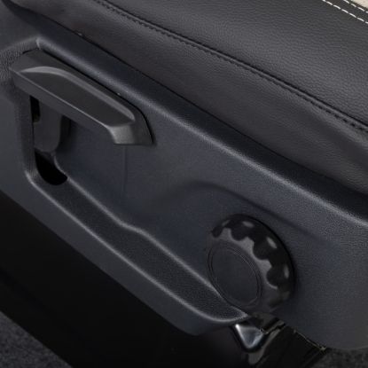 Picture of UK Custom Covers Ford Transit Custom Seat Covers Tailored Leatherette (2023+) - Diamond - 2 Tone | SC1277B
