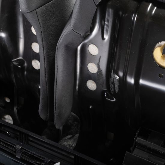 Picture of UK Custom Covers Ford Transit Custom Seat Covers Tailored Leatherette (2023+) - Honeycomb Stitch | SC1279B