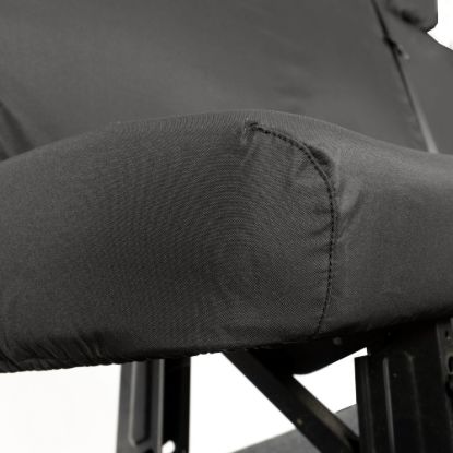 Picture of UK Custom Covers Ford Transit Custom Seat Covers Cotton-Backed PU (2013-2023) - Rear / Black | SC131B