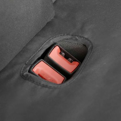 Picture of UK Custom Covers Ford Transit Custom Seat Covers Cotton-Backed PU (2013-2023) - Rear / Black | SC131B