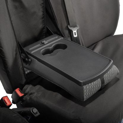 Picture of UK Custom Covers Mercedes Sprinter Front Seat Covers Cotton-Backed PU (2006-2018) - Black | SC132B