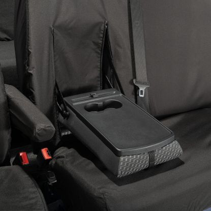 Picture of UK Custom Covers Mercedes Sprinter Front & Rear Seat Covers Cotton-Backed PU (2006-2018) - Black | SC132B-416B