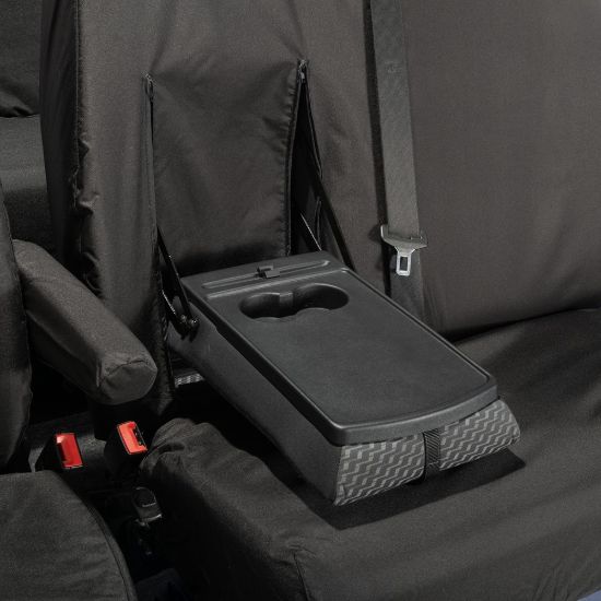 Picture of UK Custom Covers Mercedes Sprinter Front & Rear Seat Covers Cotton-Backed PU (2006-2018) - Black | SC132B-416B