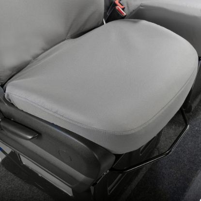 Picture of UK Custom Covers VW Crafter Cotton-Backed Front Seat Covers (2006-2017) Grey - Single/Double With Pull Down Tray | SC132G