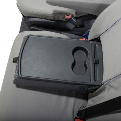 Picture of UK Custom Covers VW Crafter Cotton-Backed Front Seat Covers (2006-2017) Grey - Single/Double With Pull Down Tray | SC132G