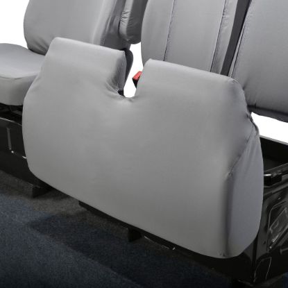 Picture of UK Custom Covers VW Crafter Cotton-Backed Front Seat Covers (2006-2017) Grey - Single/Double With Pull Down Tray | SC132G