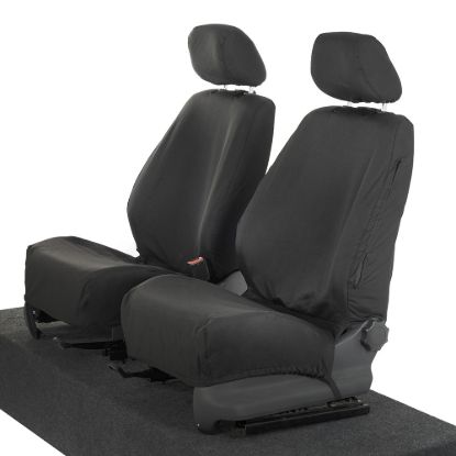 Picture of UK Custom Covers VW Caddy Cotton-Backed Front Seat Covers (2004-2020) - No Armrests | SC146B