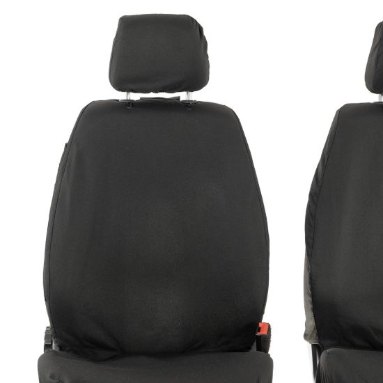 Picture of UK Custom Covers VW Caddy Cotton-Backed Front Seat Covers (2004-2020) - No Armrests | SC146B