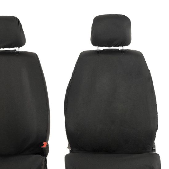 Picture of UK Custom Covers VW Caddy Cotton-Backed Front Seat Covers (2004-2020) - No Armrests | SC146B