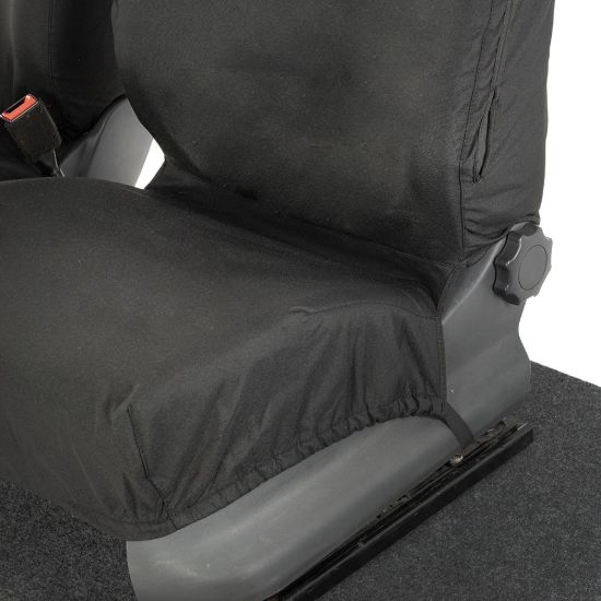 Picture of UK Custom Covers VW Caddy Cotton-Backed Front Seat Covers (2004-2020) - No Armrests | SC146B