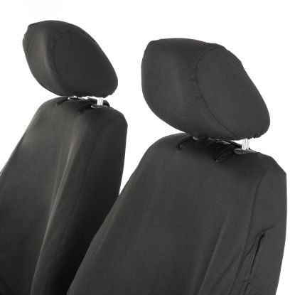 Picture of UK Custom Covers VW Caddy Cotton-Backed Front Seat Covers (2004-2020) - No Armrests | SC146B