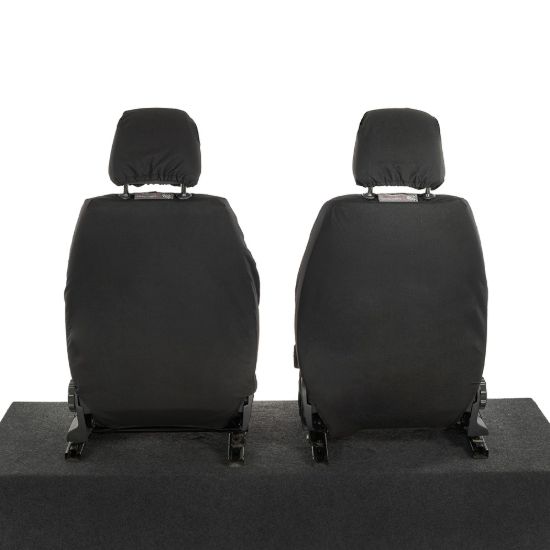 Picture of UK Custom Covers VW Caddy Cotton-Backed Front Seat Covers (2004-2020) - No Armrests | SC146B