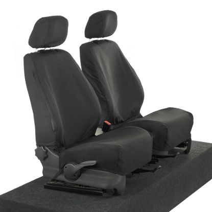 Picture of UK Custom Covers VW Caddy Maxi-Life (Inc. Kombi) Cotton-Backed Front Seat Covers (2008-2020) - No Armrests | SC146B