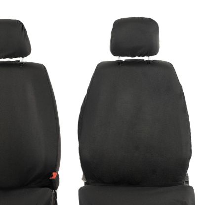 Picture of UK Custom Covers VW Caddy Maxi-Life (Inc. Kombi) Cotton-Backed Front Seat Covers (2008-2020) - No Armrests | SC146B