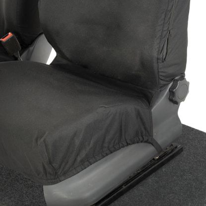 Picture of UK Custom Covers VW Caddy Maxi-Life (Inc. Kombi) Cotton-Backed Front Seat Covers (2008-2020) - No Armrests | SC146B