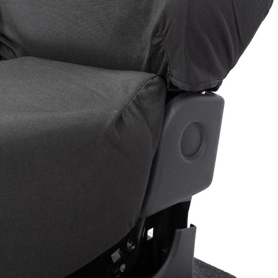 Picture of UK Custom Covers Fiat Talento Front Seat Covers Cotton-Backed (2016 Onwards) - Single/Double Split Passenger Base NO Folding Middle Seat | SC188B