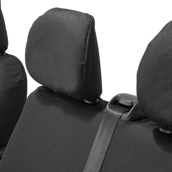 Picture of UK Custom Covers Fiat Talento SX Front Seat Covers Cotton-Backed (2016 Onwards) - Single/Double Split Passenger Base NO Folding Middle Seat | SC188B